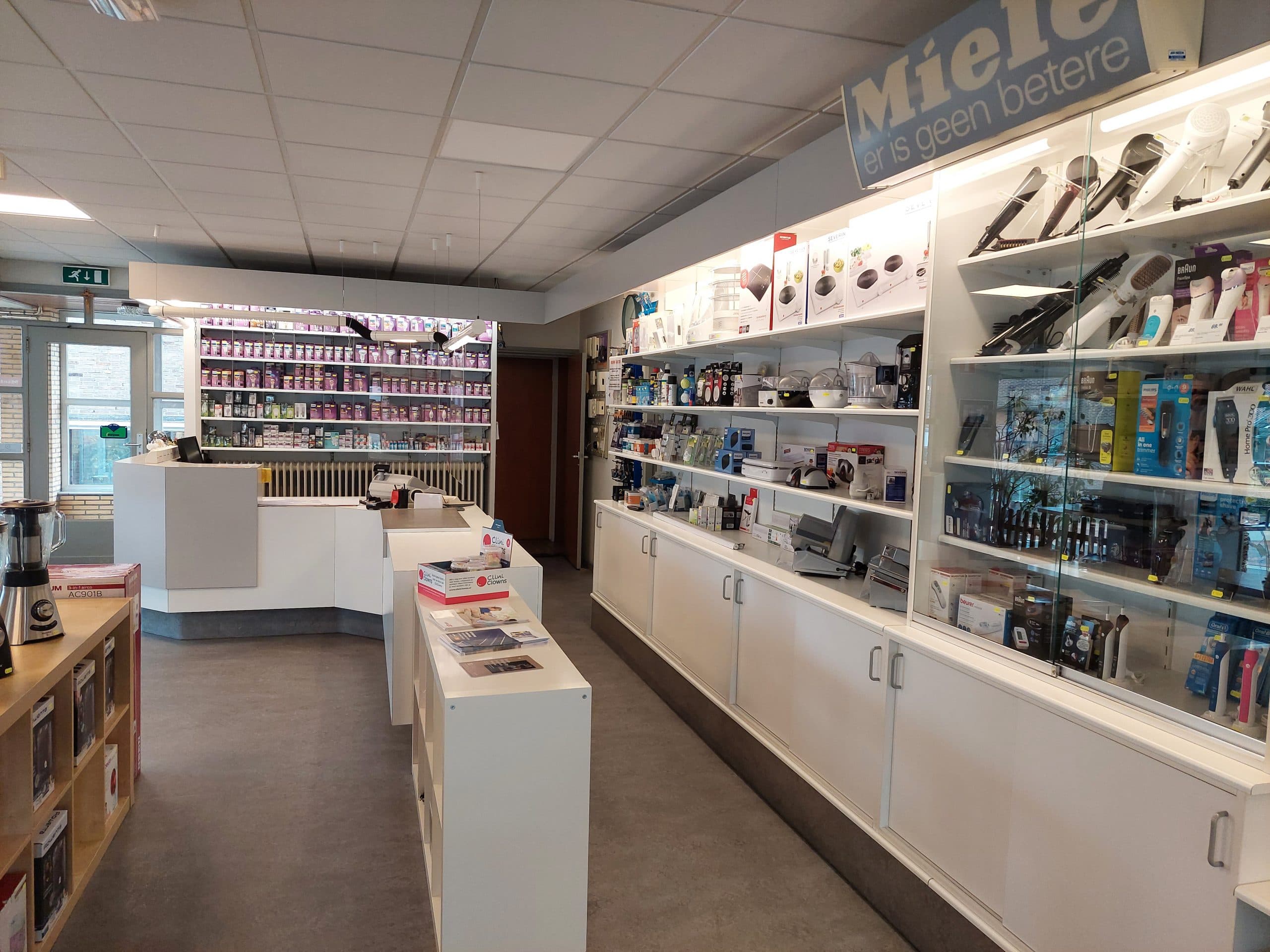 Interieur van Electro Centrum Driessen in Stein